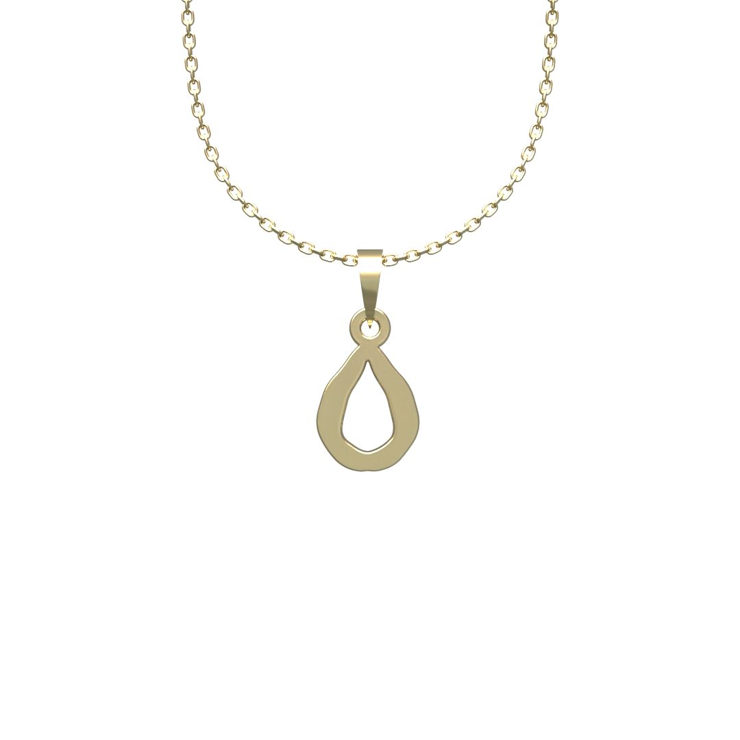 گردنبند طلا 18 عیار زنانه مدوپد مدل هندسی کد BB2-1-1167 -  - 7