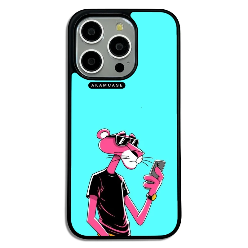 کاور آکام مدل AMC-WA15PRO-PINK PANTHER1 مناسب برای گوشی موبایل اپل iPhone 15 Pro