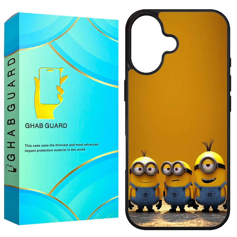 کاور قاب گارد طرح مینیون مدل G16PL مناسب برای گوشی موبایل اپل iPhone 16 Plus