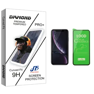 JF Diamond glass Ceramics Screen Protector For Apple اپل iPhone XR