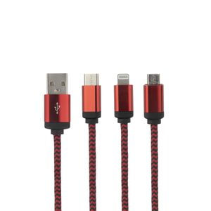 نقد و بررسی کابل تبدیل USB به لایتنینگ/USB-C/microUSB بیبوشی مدل K111 طول 0.1 متر توسط خریداران