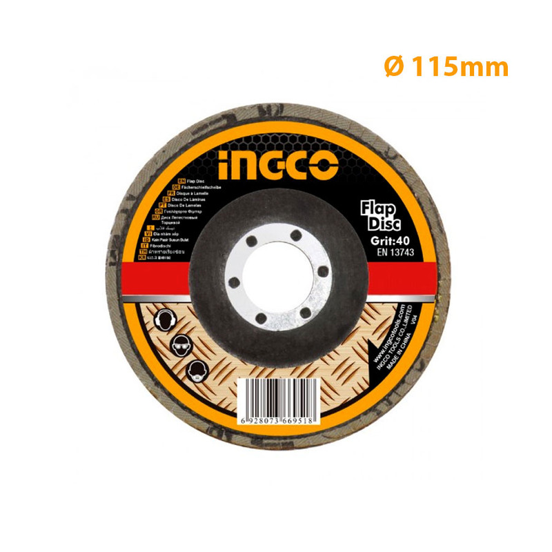 سنباده فلاپ دیسک اینکو مدل FD1151-P40 سنباده فلاپ دیسک اینکو مدل FD1151-P40