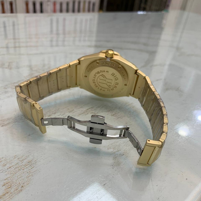 ساعت مچی عقربه‌ای مردانه مدل تک موتوره بند فلزی قفل مخفی کد 1