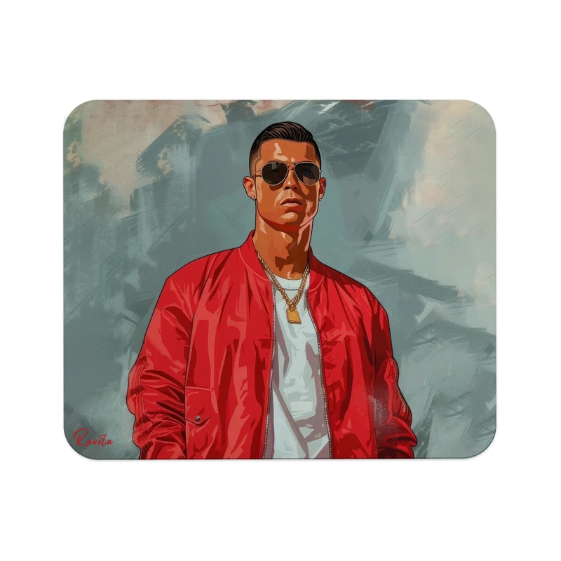 ماوس پد راویتا مدل نقاشی رونالدو کد 3575 سایز 24*19 سانتی متر