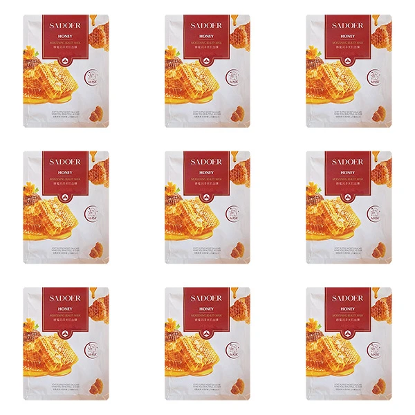 ماسک صورت سادور مدل عسل وزن 25 گرم بسته 9 عددی