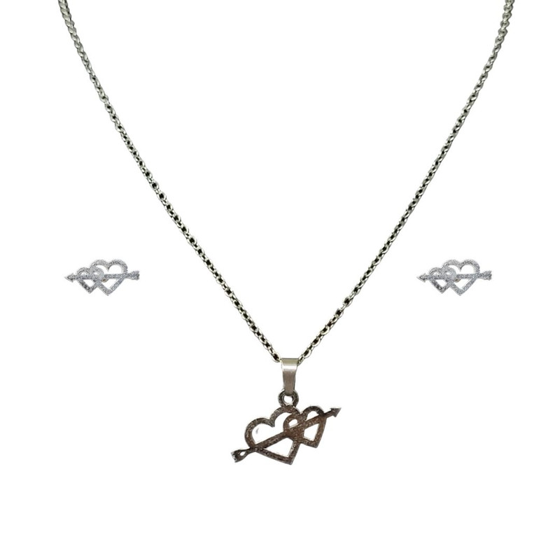 نیم ست زنانه مدل قلب و تیر 115