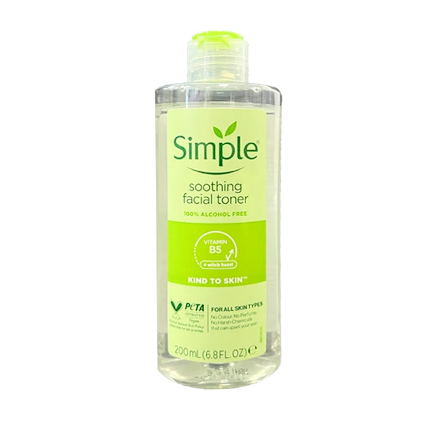 عکس شماره 2 : تونر سیمپل مدل vitamin b5 witch hazel حجم 200 میلی لیتر