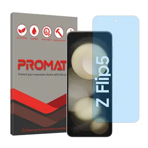 Promate Resistant model Matte anti-blue ray screen protector suitable for Samsung Galaxy Z Flip5 mobile phone