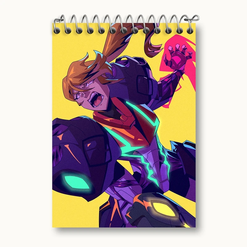 دفتر یادداشت 50 برگ خندالو مدل بازی متروید (Metroid) کد 35680