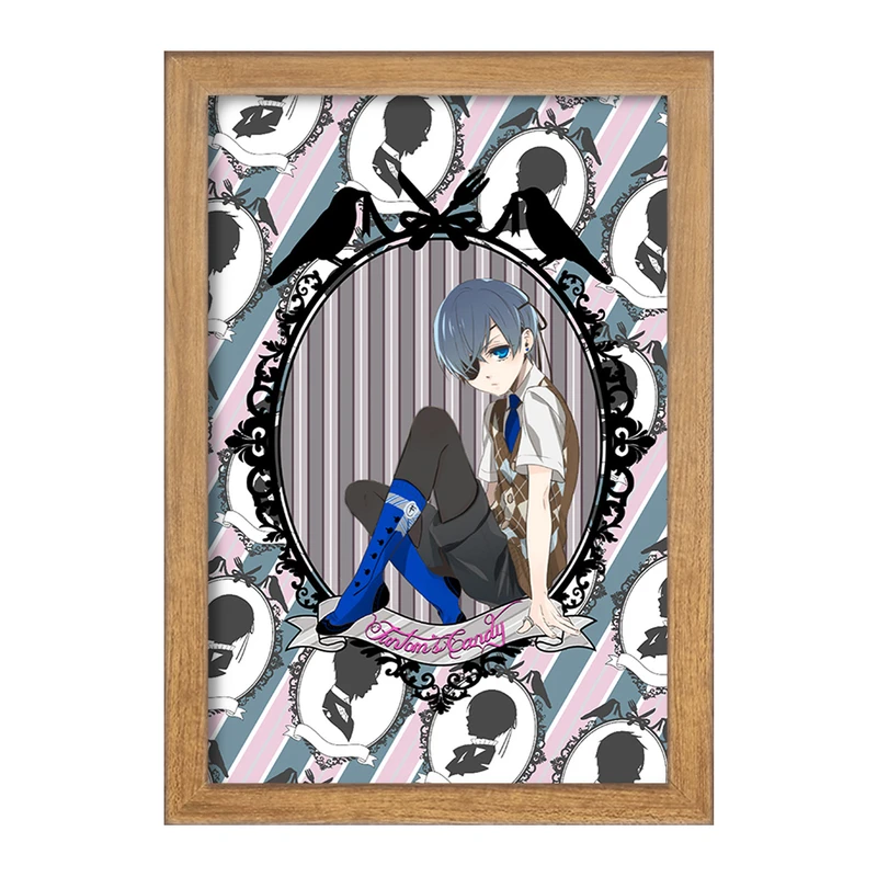 تابلو خندالو مدل شیل انیمه خادم سیاه Black Butler  کد 16344