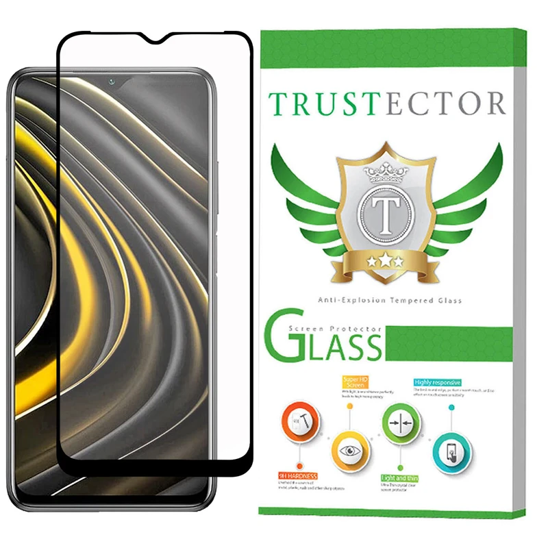 محافظ صفحه نمایش سرامیکی تراستکتور مدل  CAT-Glass مناسب برای گوشی موبایل شیائومی Poco M3 Pro