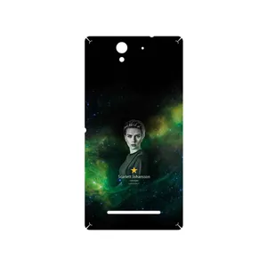 MAHOOT Scarlett Johansson Cover Sticker for Sony Xperia C3 Dual