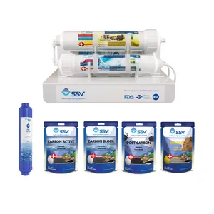 دستگاه تصفیه کننده آب اس اس وی مدل JetLine X500 به همراه فیلتر و شارژ یدک مجموعه 4 عددی