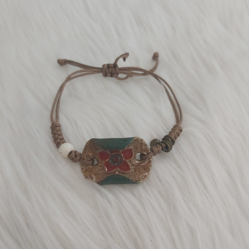 دستبند دخترانه طرح گل کد flo-111