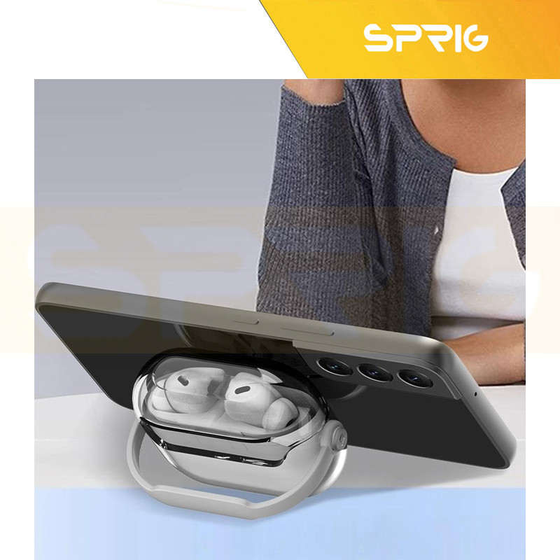 کاور اسپریگ مدل Stand Head EG مناسب برای کیس اپل AirPods 4 / 4 Anc