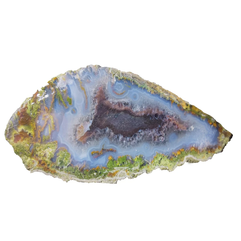 سنگ راف عقیق مدل شجر سه قلعه کد agarta 7