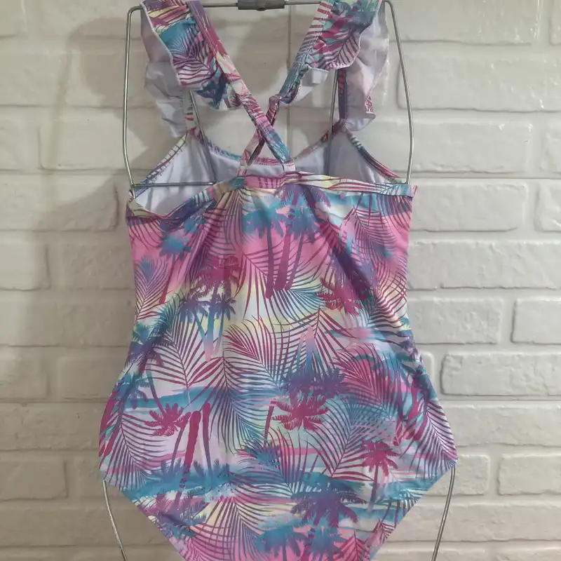 مایو زنانه مدل اسلیپ هاوایی رنگ صورتی