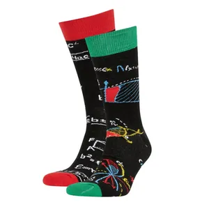 جوراب مردانه دفکتو مدل آنتی باکتریال Funny Socks مجموعه 2 عددی