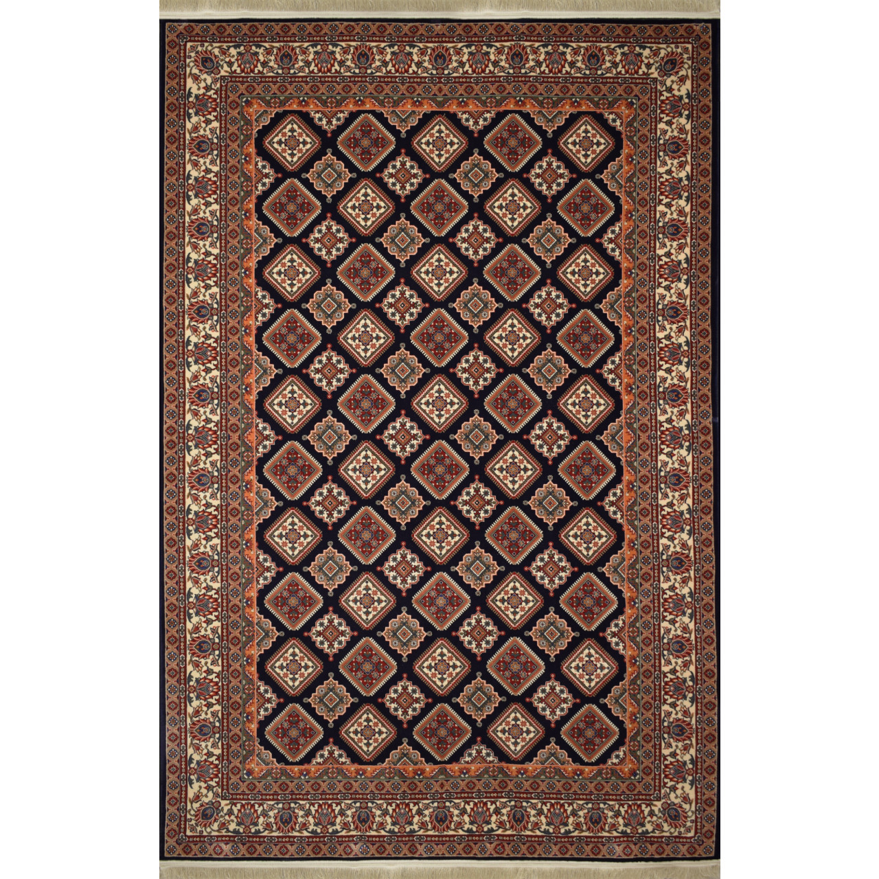 گبه ماشینی افرند کد 823 زمینه سرمه‌ای