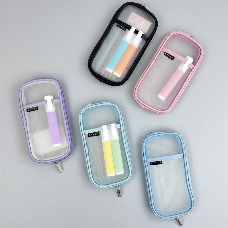 جامدادی کیفت مدل شفاف پاستلی