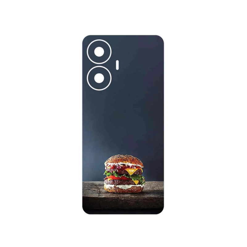برچسب پوششی ماهوت مدل Hamburger مناسب برای گوشی موبایل ریلمی C55