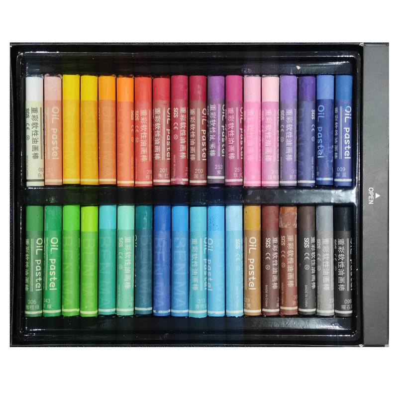 پاستل روغنی مدل Benma بسته 36 عددی