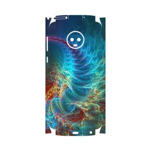 MAHOOT Mathematical Geometric Shape 1-FullSkin Cover Sticker for Motorola Moto G6