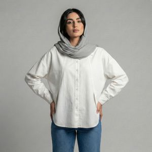 شومیز آستین بلند یقه برگردان زنانه تولیکا مدل 33113
