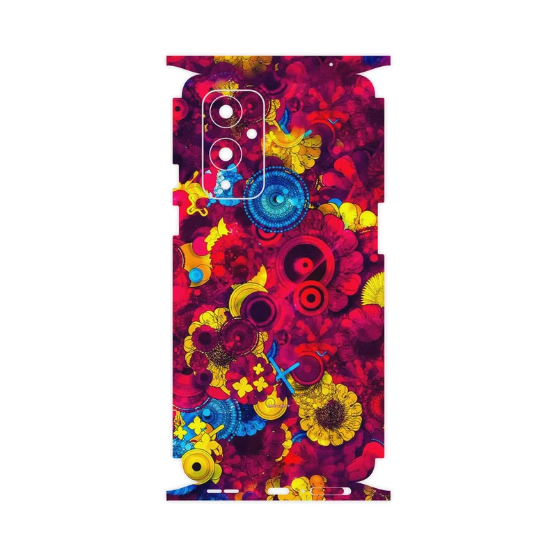 برچسب پوششی ماهوت مدل Vector Flower Garden Digital Art-FullSkin مناسب برای گوشی موبایل وان پلاس 9
