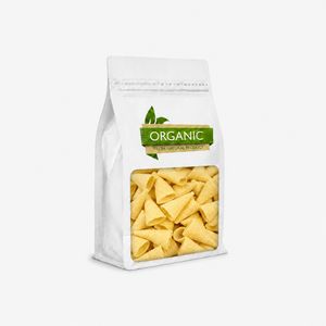 اسنک مخروطی پنیری ارگانیک - 100 گرم