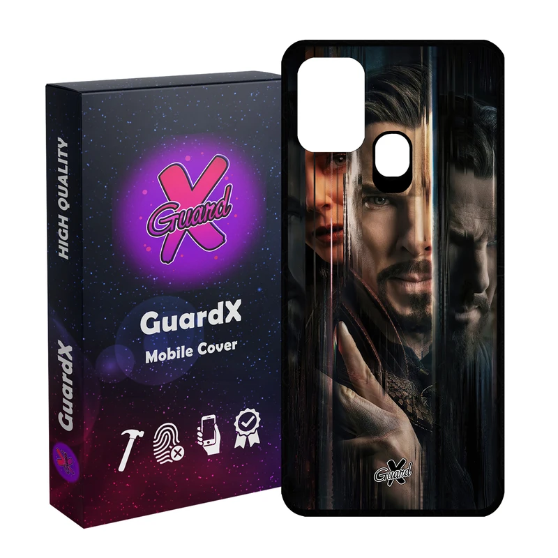 کاور گارد ایکس طرح دکتر استرنج مدل Glass10485 مناسب برای گوشی موبایل سامسونگ Galaxy M31 / M31 Prime / F41