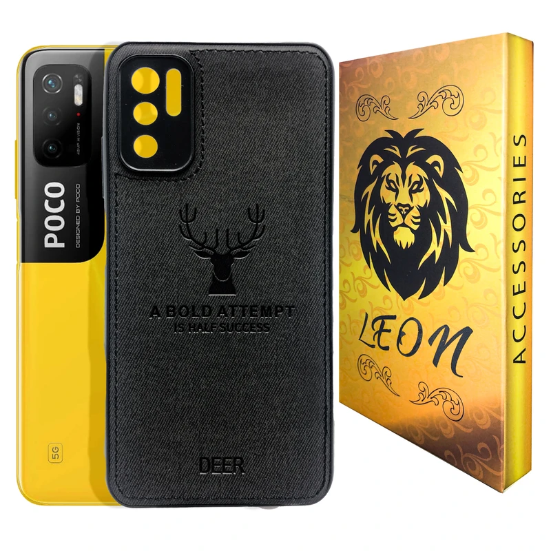  کاور لئون مدل Cervo Oro مناسب برای گوشی موبایل شیائومی Poco M3 Pro /Redmi Note 10 5G /Note 10 T 5G