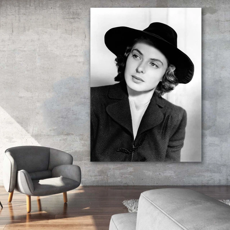 تابلو شاسی طرح اینگرید برگمان مدل Artist 0376