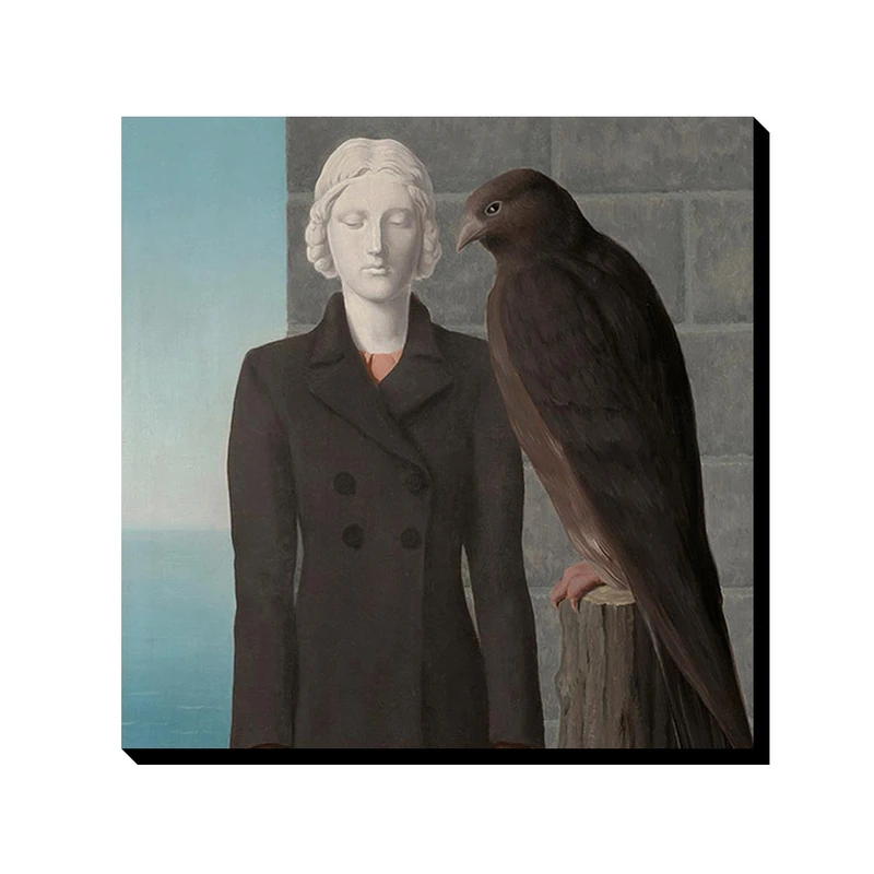 تابلو ترمه طراحان ایده طرح آب های عمیق از ماگریت کد art0372