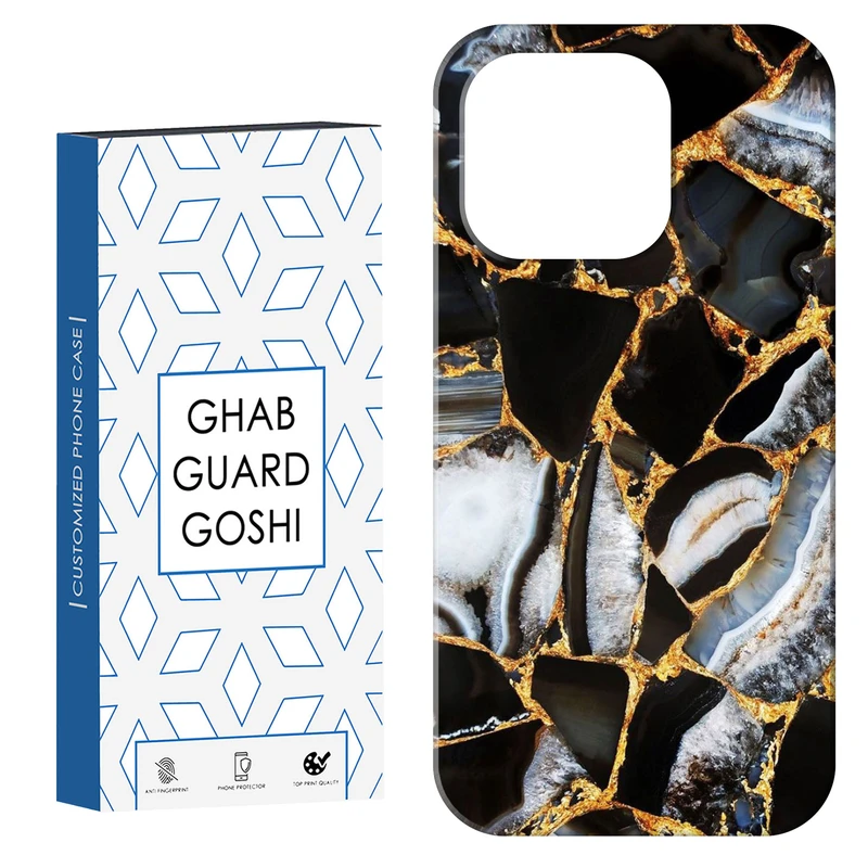کاور قاب گارد گوشی طرح سنگ زمرد کد Dimo-783 مناسب برای گوشی موبایل اپل  IPHONE 15 PRO 