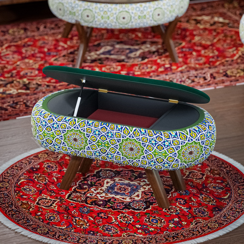 پاف مدل نیمکتی کد AK-67 90 پاف مدل نیمکتی کد AK-67 90