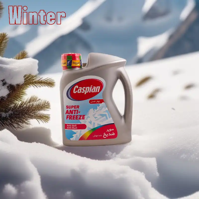 ضدیخ خودرو کاسپین مدل چهارفصل وزن 4 کیلوگرم