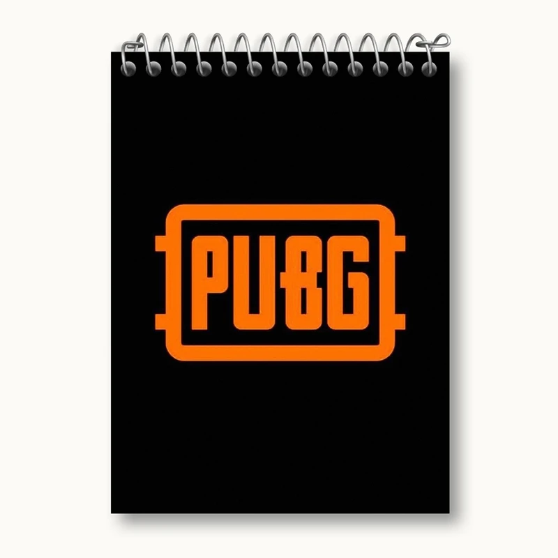 دفتر یادداشت 50 برگ خندالو مدل بازی پابجی PUBG کد 3774