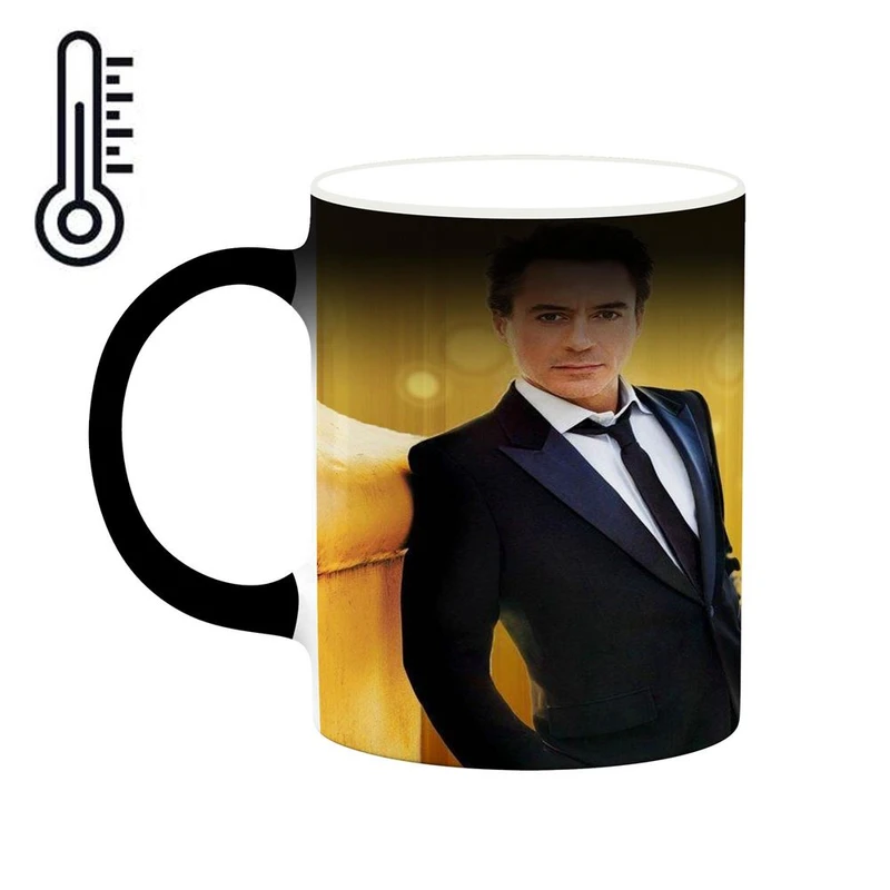 ماگ حرارتی کاکتی طرح Robert Downey Jr مدل mgh27173