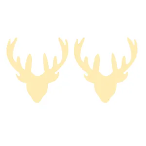 گوشواره طلا 18 عیار زنانه کرابو طرح گوزن مدل Kr5070