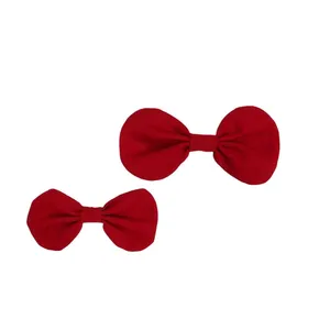 گیره مو دخترانه مدل پاپیون مادر دختری کد 12 مجموعه 2 عددی