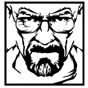 دیوارکوب مدل برکینگ بد طرح هایزنبرگ