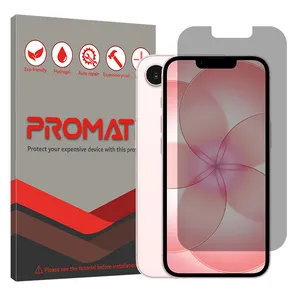 Promate Hydrogel model privacy Screen Protector for Apple iPhone 17e mobile phone