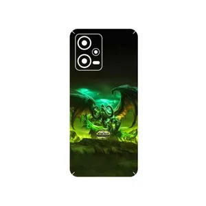 MAHOOT Warcraft Game Series Cover Sticker for Xiaomi Redmi Note 12 5G