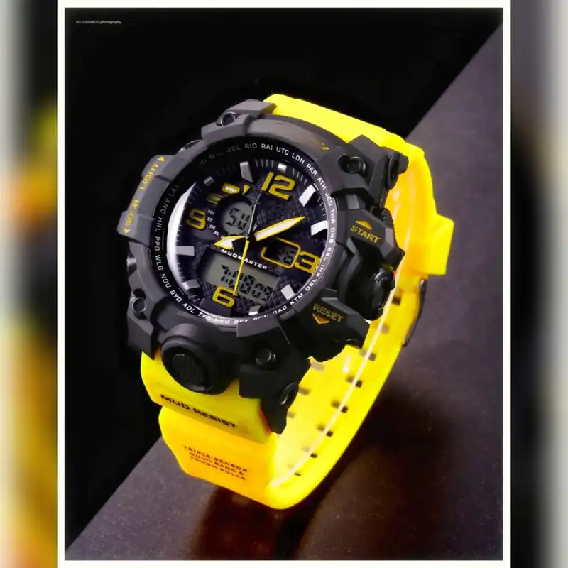 ساعت مچی عقربه ای بچگانه مدل دو زمانه کرنوگراف کد 2