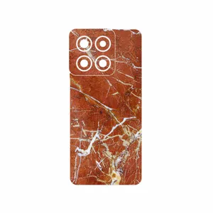 MAHOOT Red Marble Cover Sticker for Motorola Edge 60 Pro