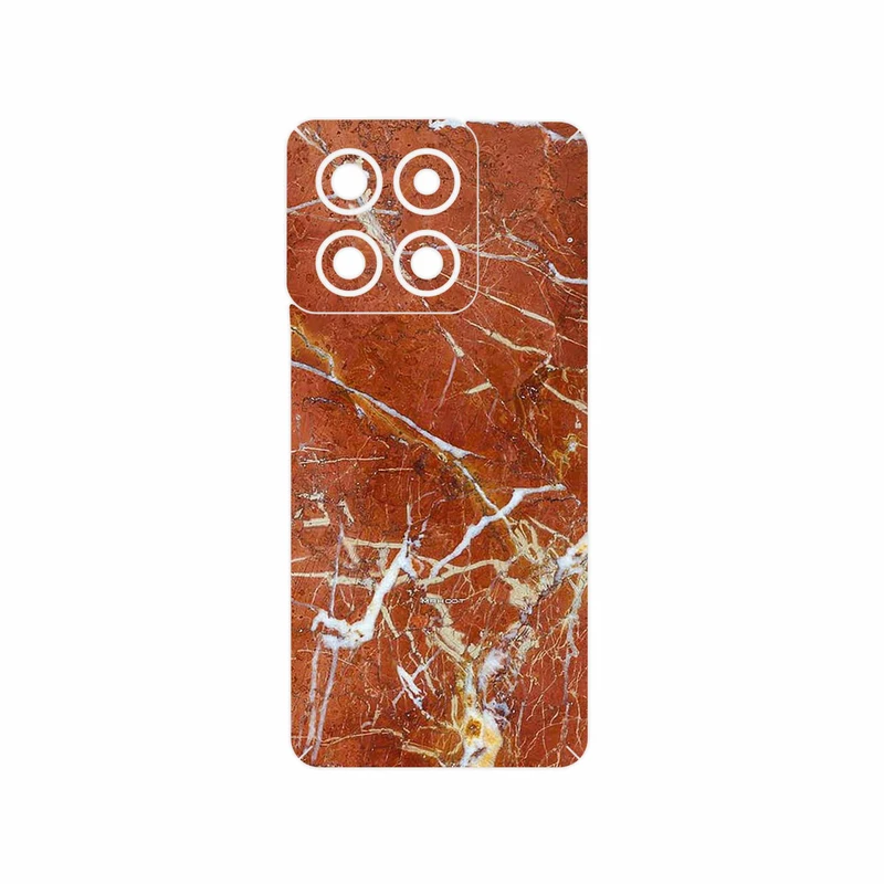 برچسب پوششی ماهوت مدل Red Marble مناسب برای گوشی موبایل موتورولا Edge 60 Pro