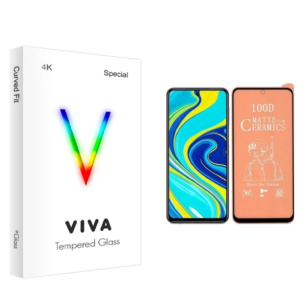 محافظ صفحه نمایش مات ویوا مدل 4K مناسب برای گوشی موبایل شیائومی Redmi Note 9S