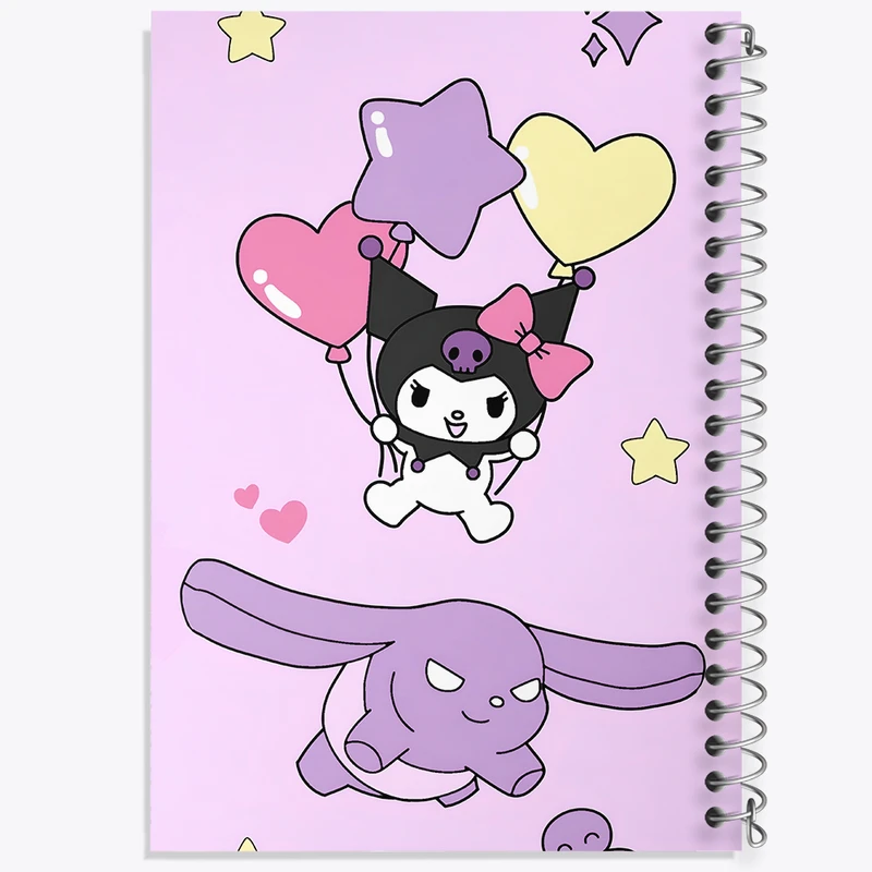 دفتر نقاشی 50 برگ خندالو طرح کرومی (Kuromi) کد N4822