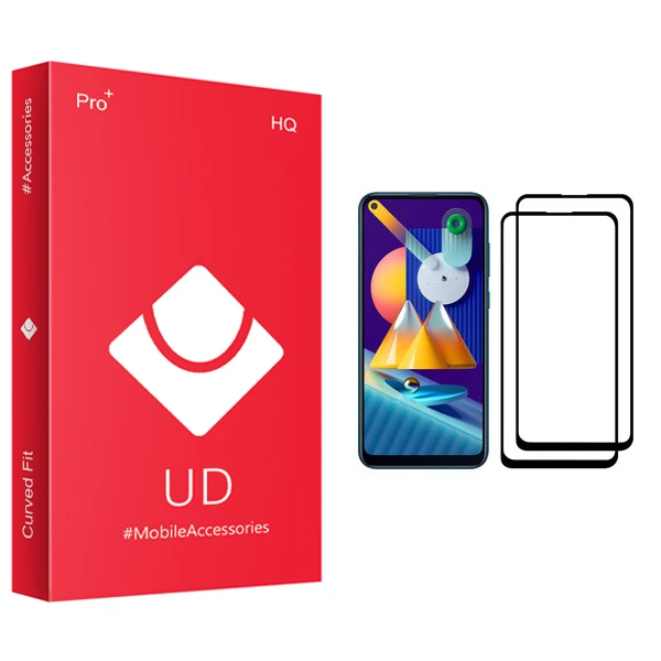 محافظ صفحه نمایش یو دی مدل +PRO مناسب برای گوشی موبایل سامسونگ Galaxy M11 بسته دو عددی